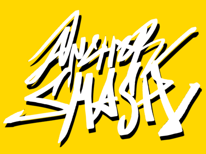 Anchor Smash 黄色涂鸦风格游戏封面